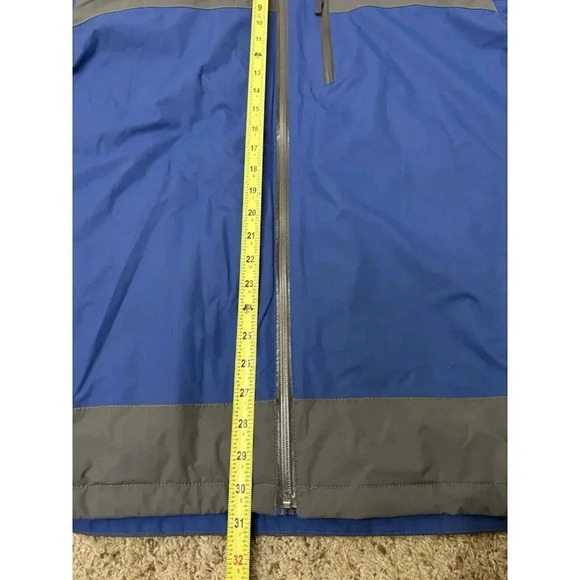 EDDIE BAUER Weatheredge Waterproof Wind Rain Mens Full Zip Jacket XL Outdoor Ski - Picture 9 of 9